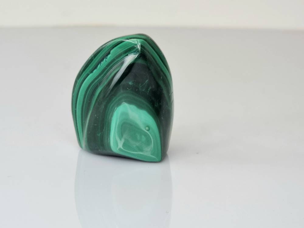 10) Malachite Crystal Polished