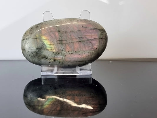 9) Purple Labradorite Crystal Palmstone