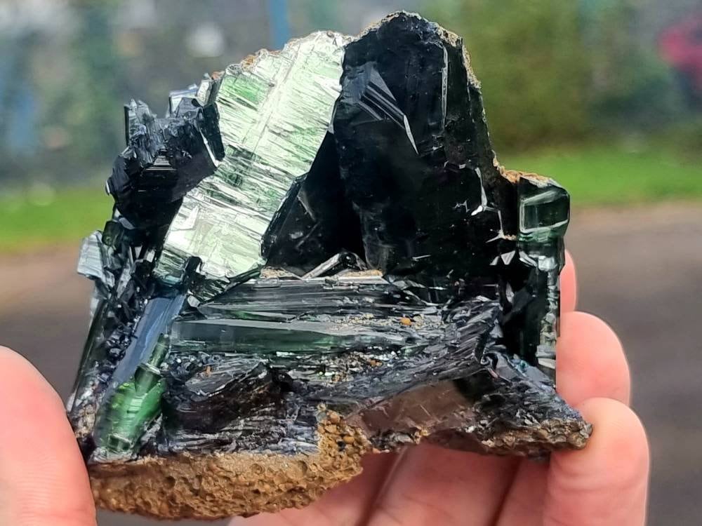 Large Vivianite Crystal