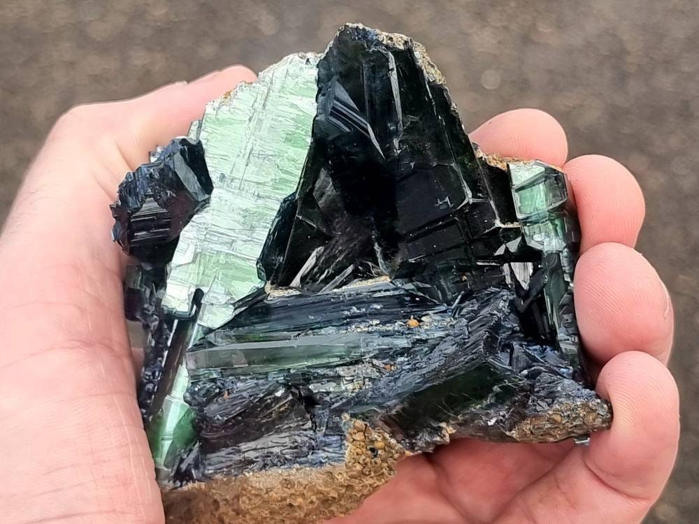 Large Vivianite Crystal