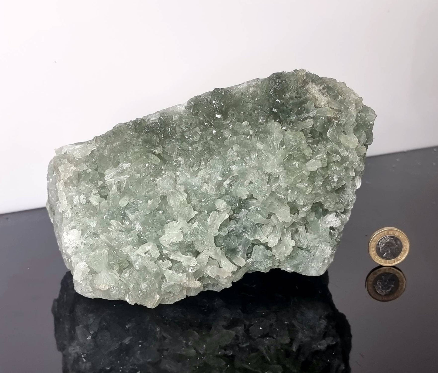 32) Extra Large Prehnite Crystal Cluster 2.5 KG