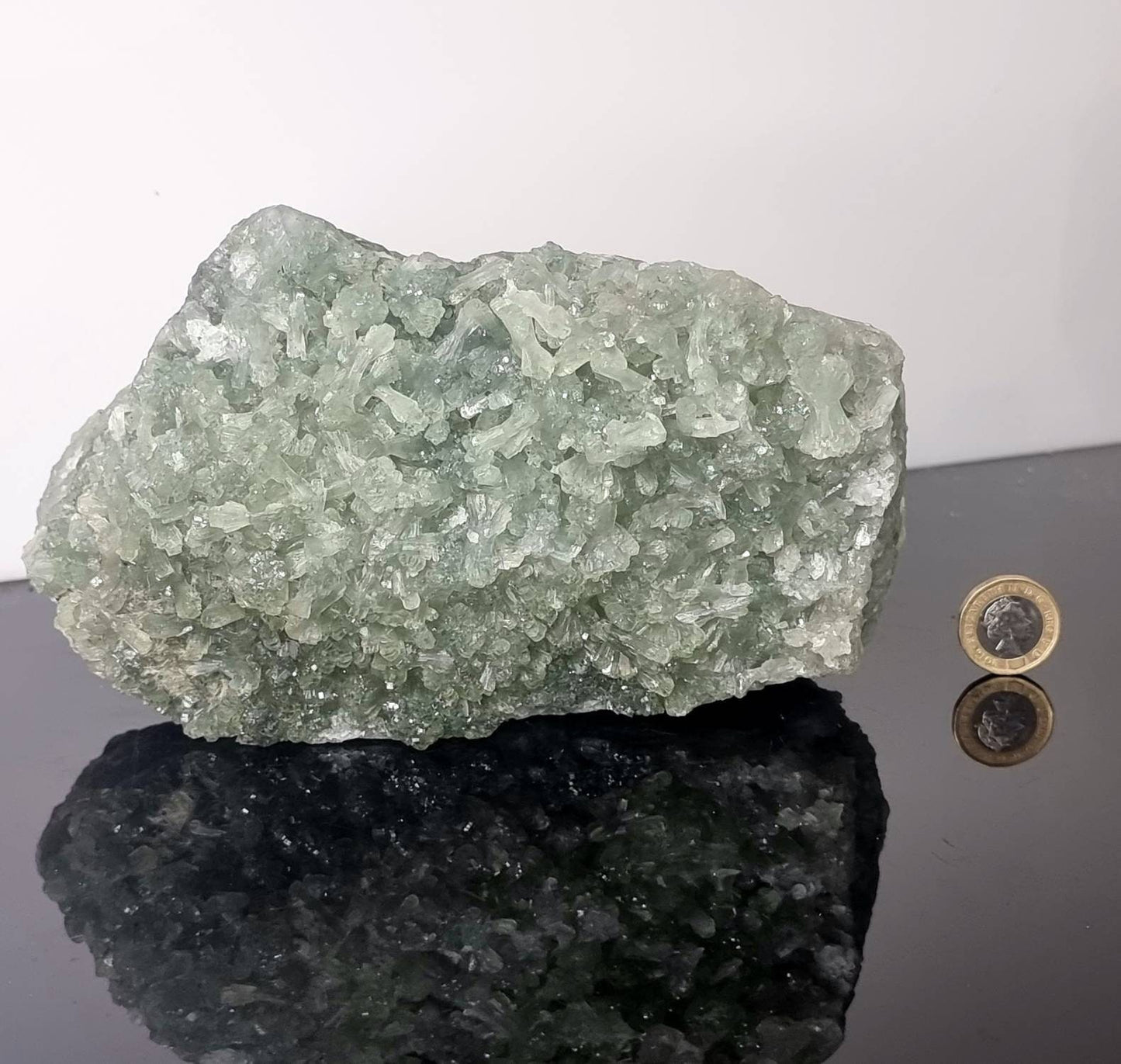 32) Extra Large Prehnite Crystal Cluster 2.5 KG