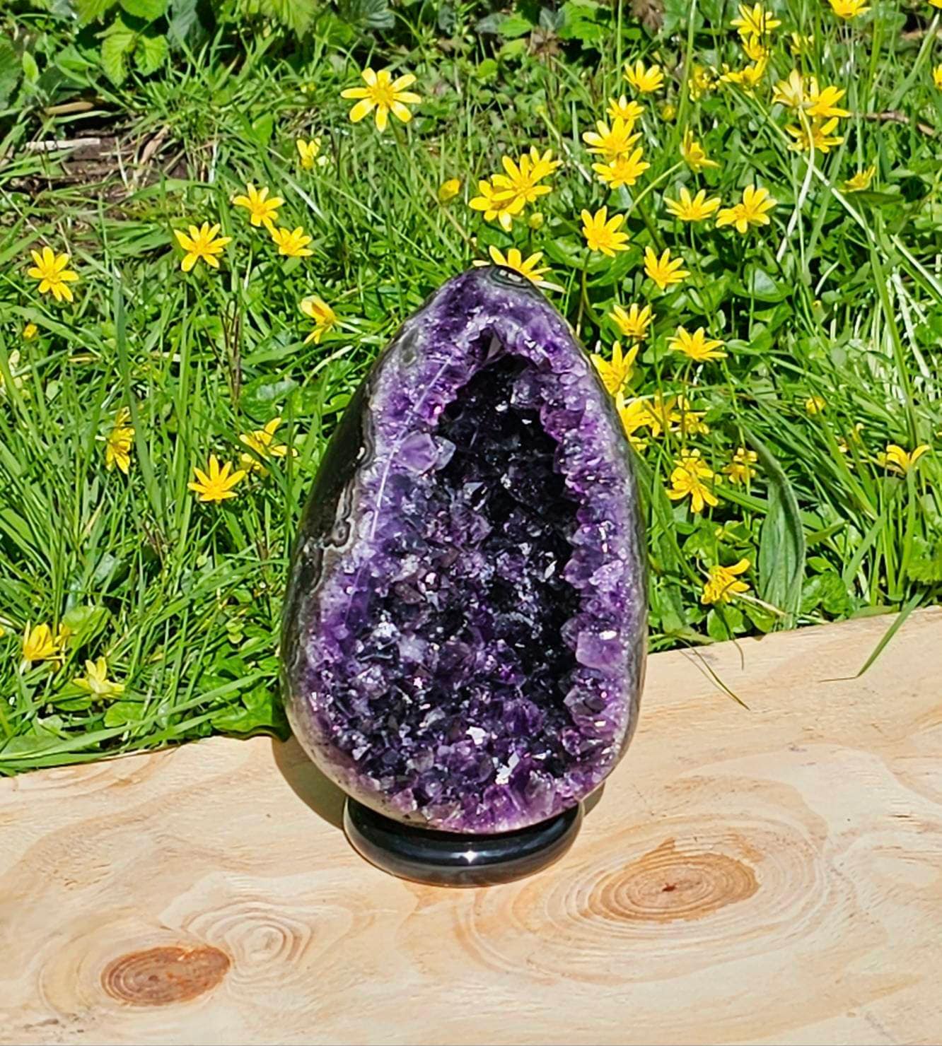 amethyst crystal egg for sale