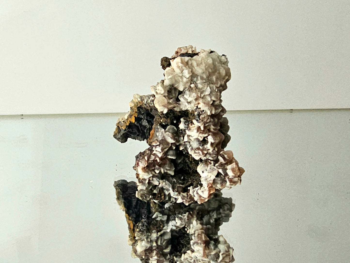 7) Calcite Crystal On Goethite