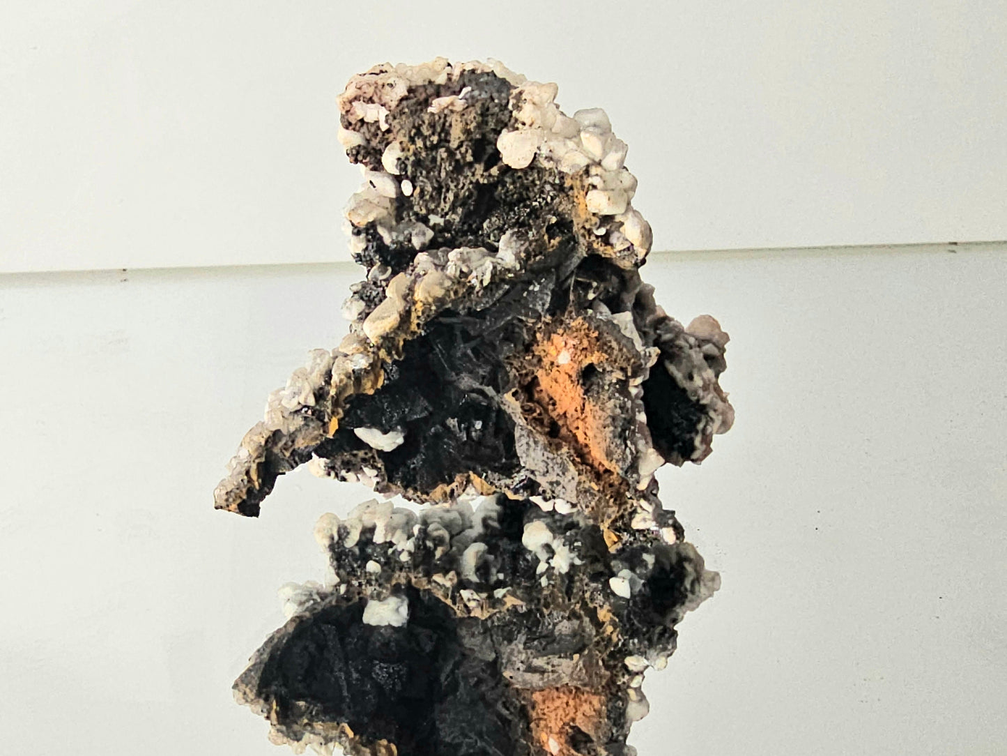 7) Calcite Crystal On Goethite