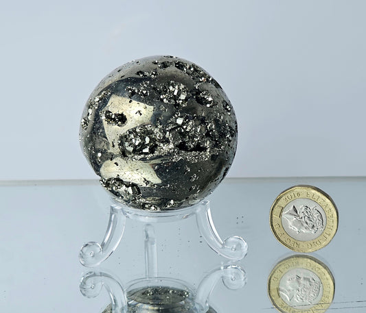 Pyrite Crystal Sphere  (#10)