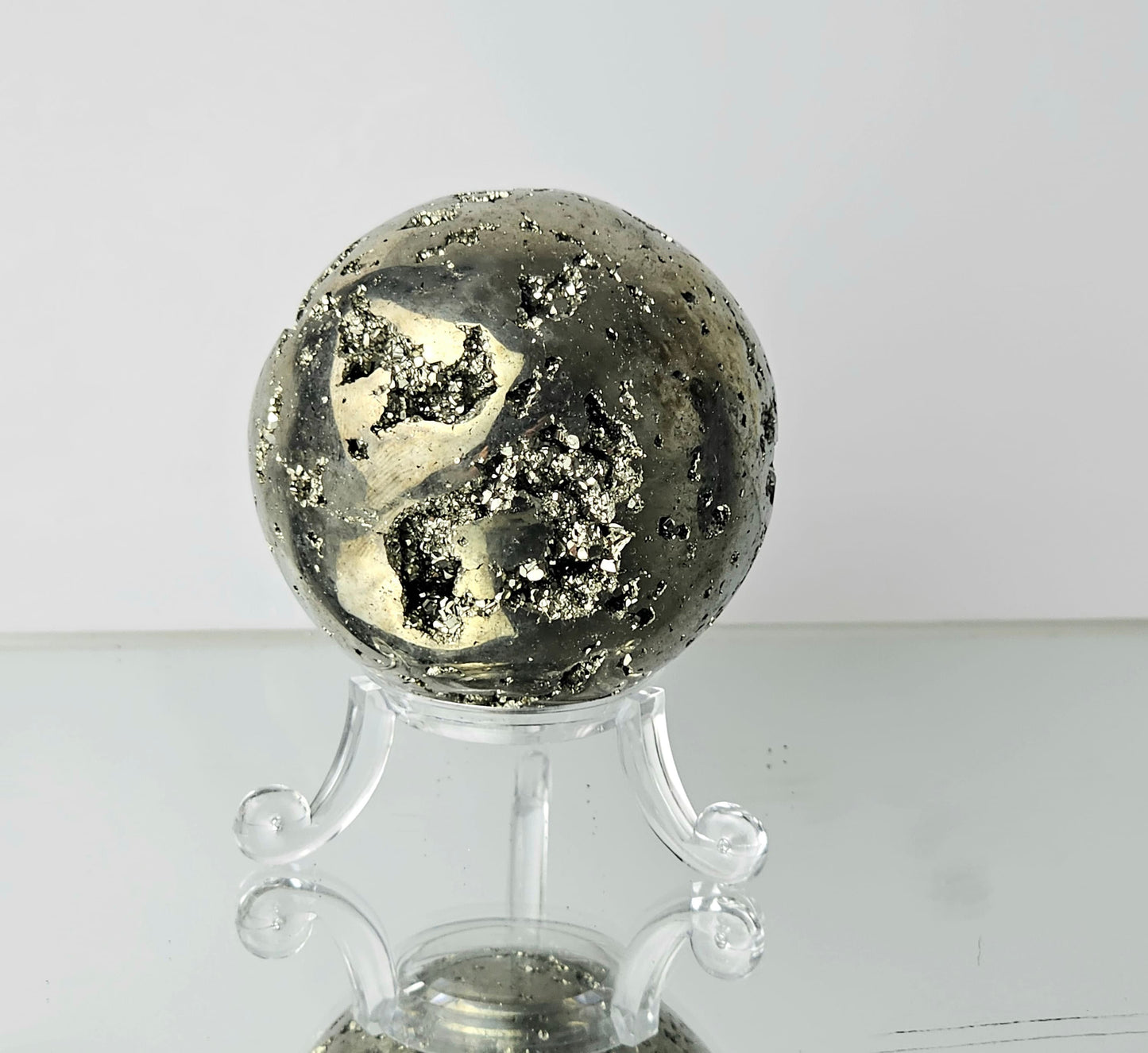 Pyrite Crystal Sphere  (#7)