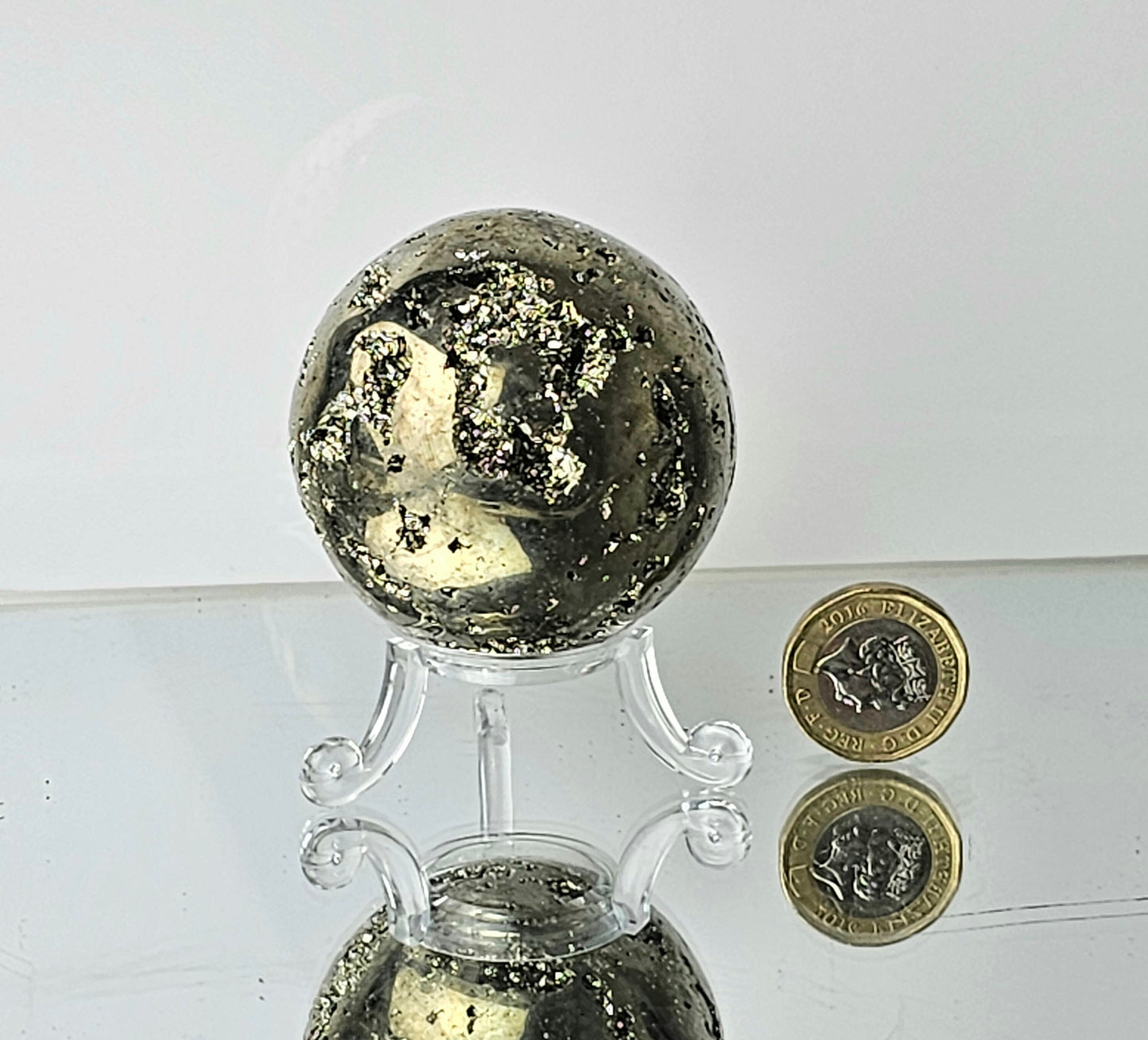 Pyrite Crystal Sphere  (#7)