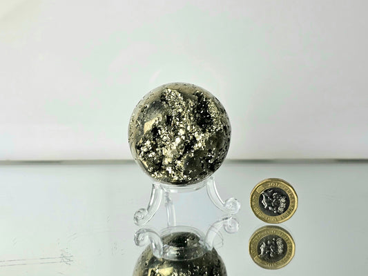 Pyrite Crystal Sphere  (#1)