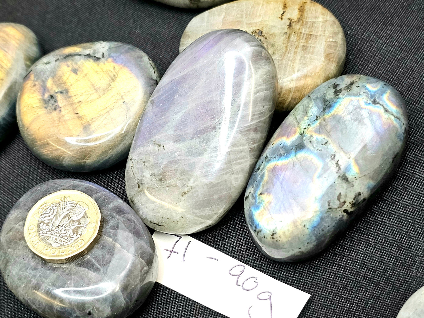 Purple Labradorite Crystal Palmstone