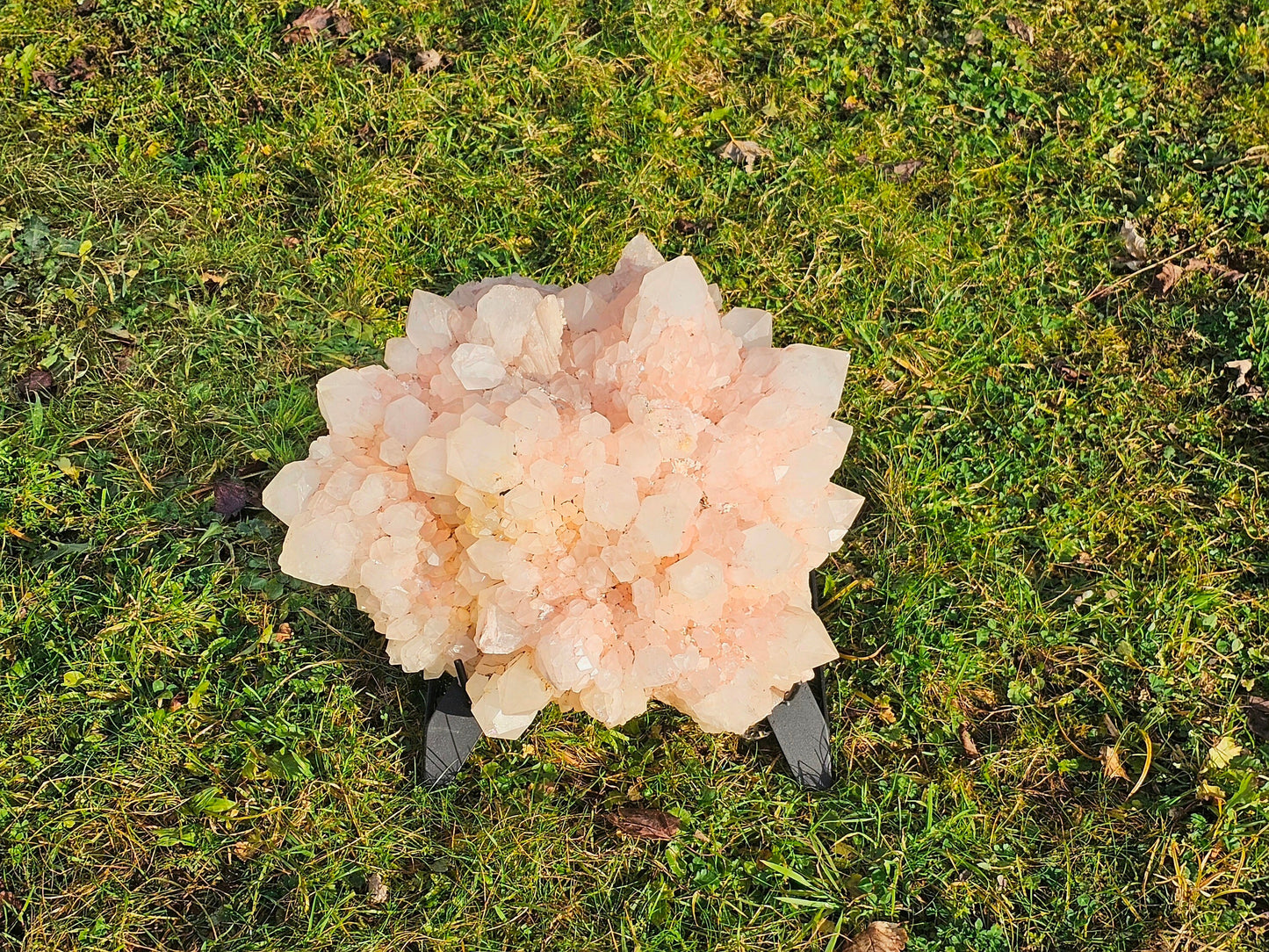 big pink lithium crystal