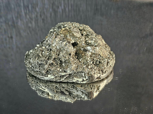 Extra Large Pyrite Crystal Palmstone (#1)