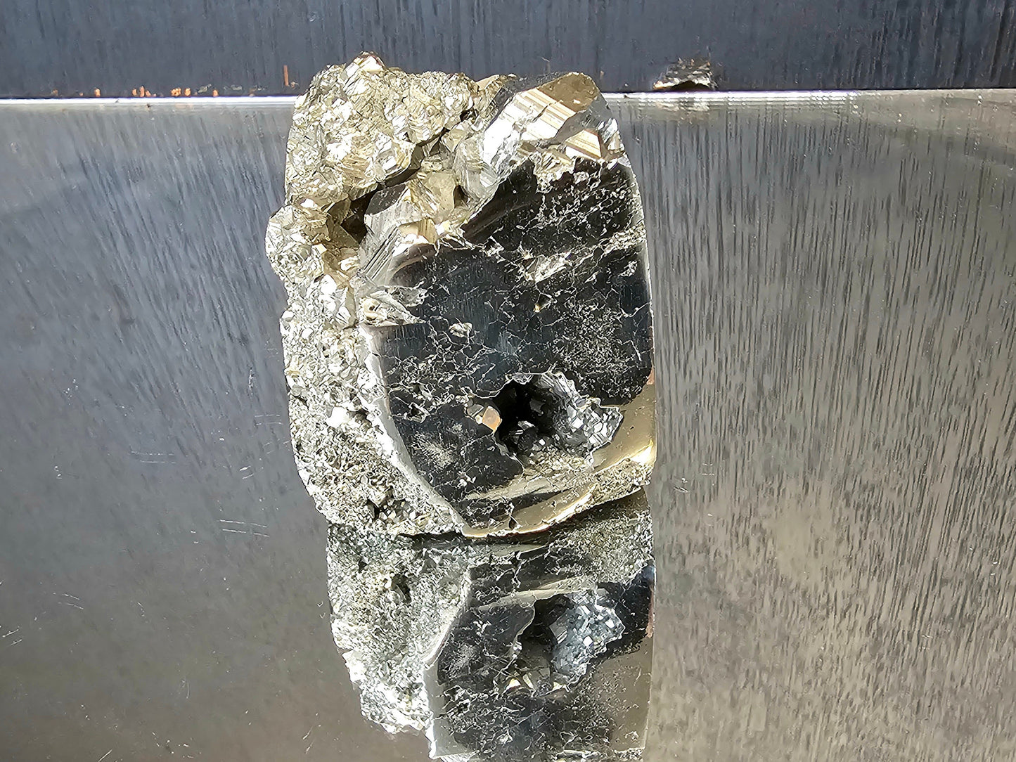 Large Pyrite Crystal Cube (#2)