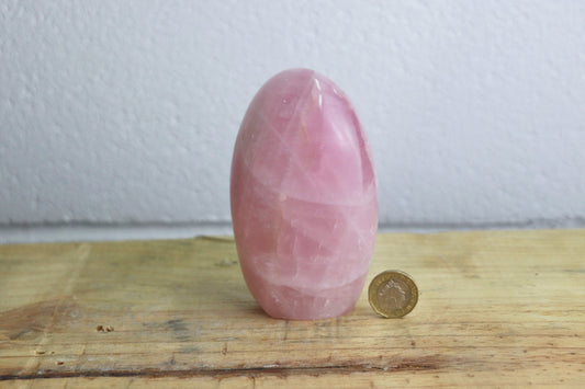 13) Rose Quartz Crystal Freeform