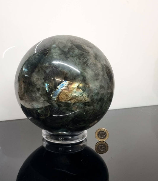 Extra Large Labradorite Crystal Sphere 6.8 KG