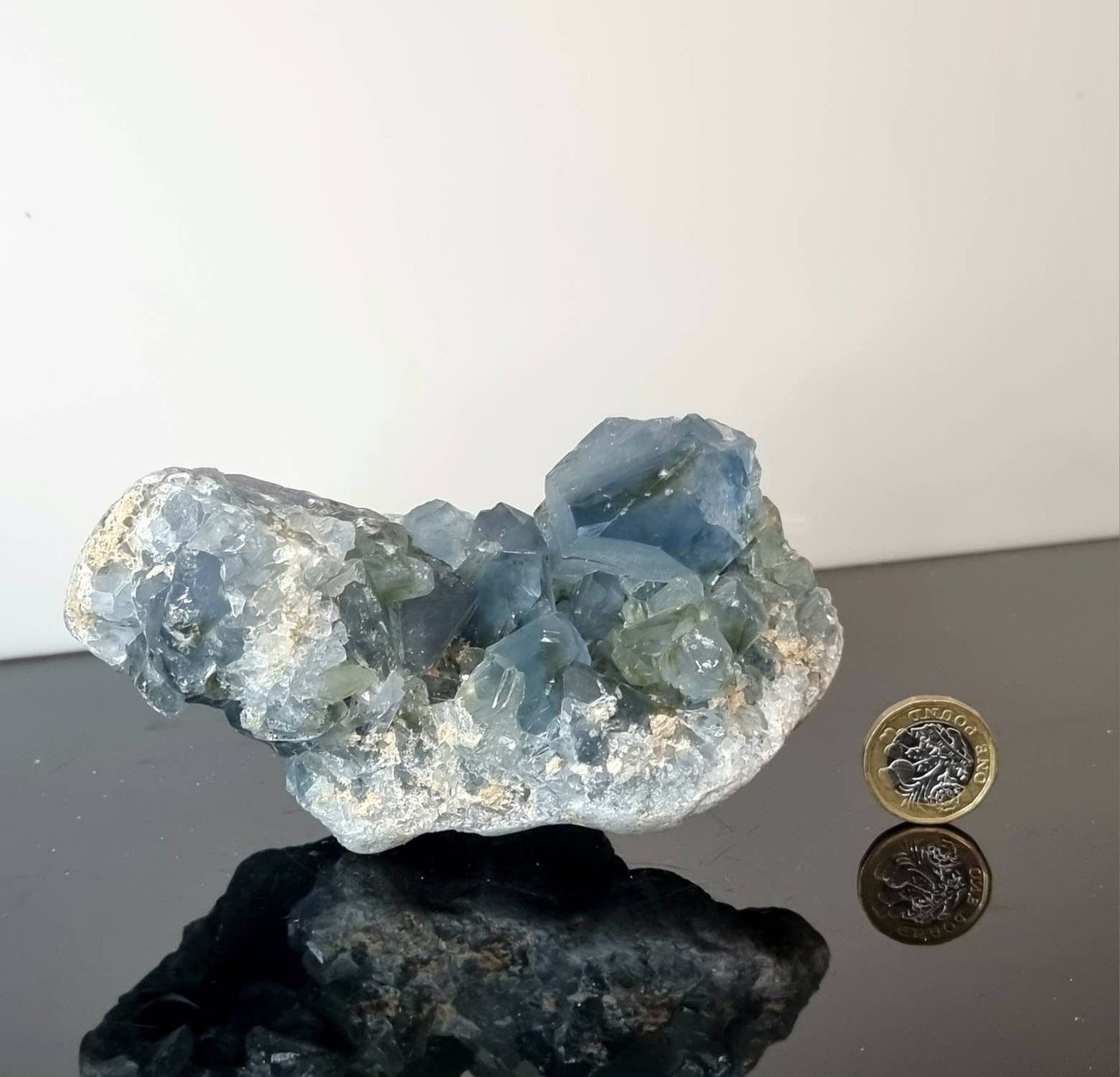 22) Celestite Crystal Geode