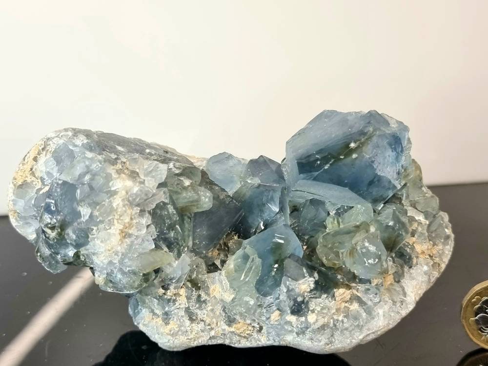 22) Celestite Crystal Geode