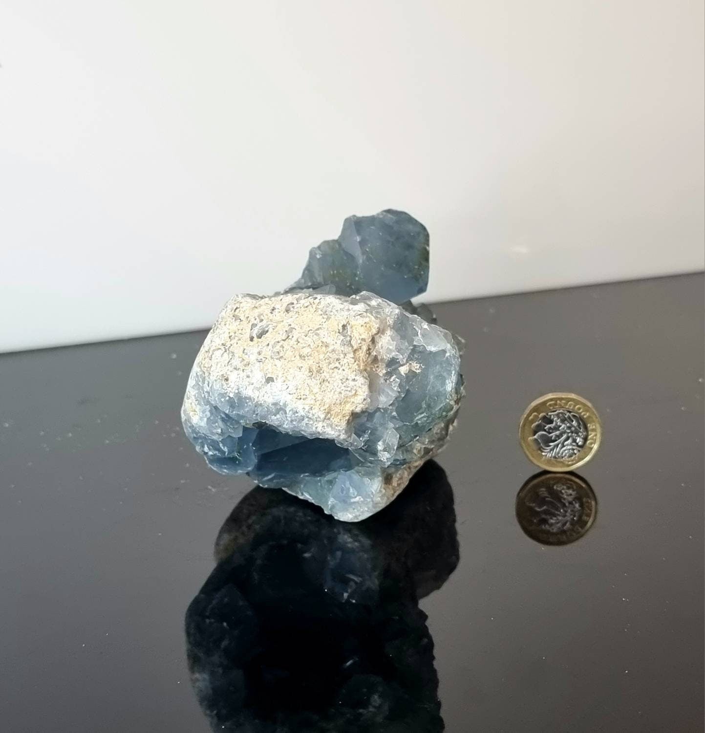 22) Celestite Crystal Geode