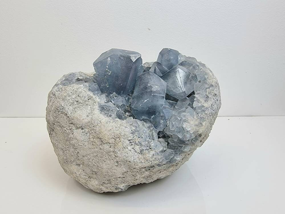 Very Large Celestite Crystal Natural Cluster