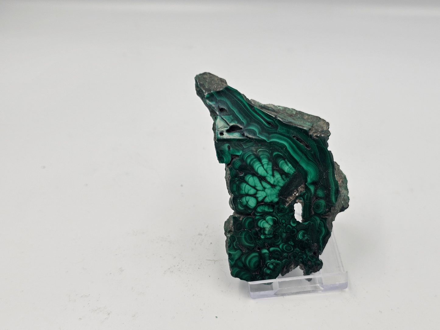 Malachite Crystal Slice (#10)