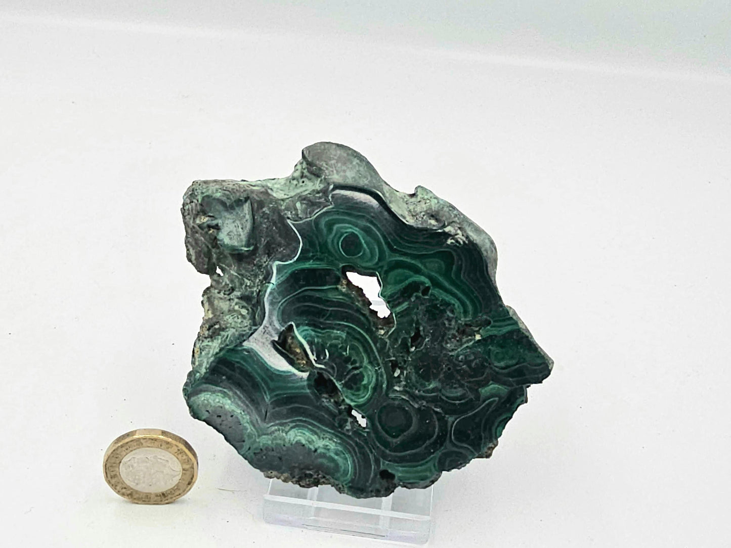 Malachite Crystal Slice (#9)