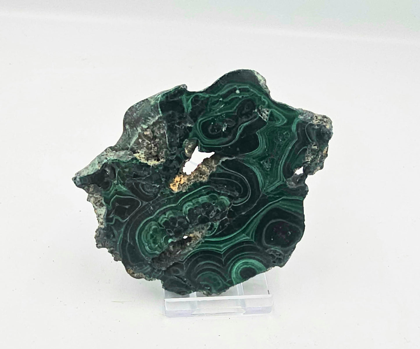 Malachite Crystal Slice (#9)