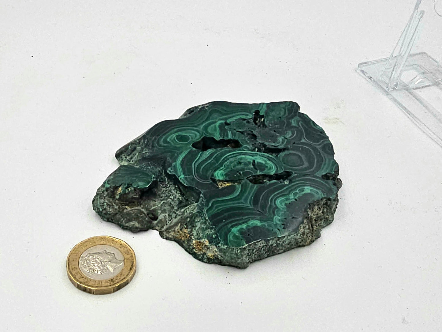 Malachite Crystal Slice (#9)