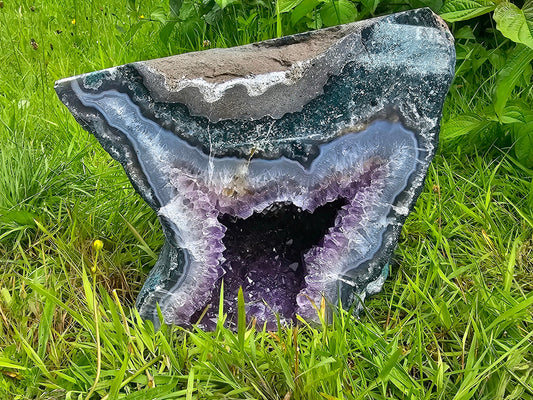 large amethyst crystal cave