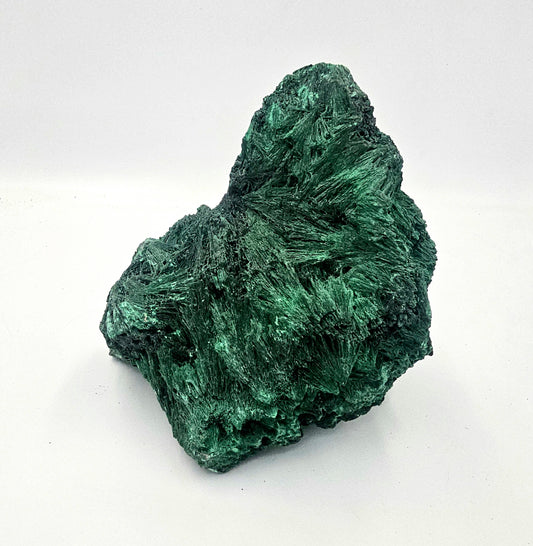 large velvet malachite crystal