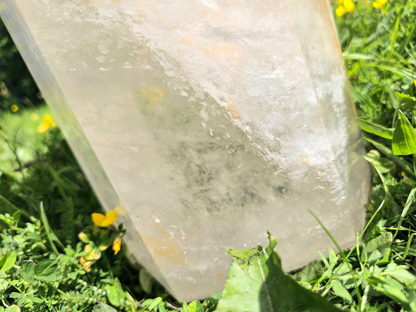 Very Large Clear Quartz Crystal Tower Freestanding  20.7 KG