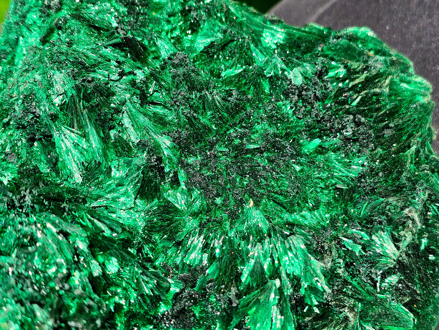 XL Velvet Malachite Crystal