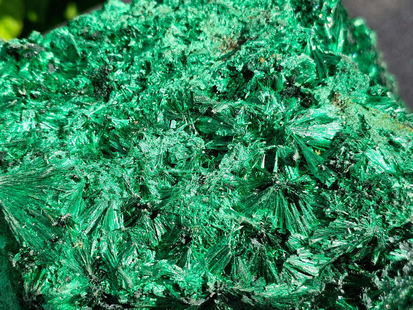 XL Velvet Malachite Crystal