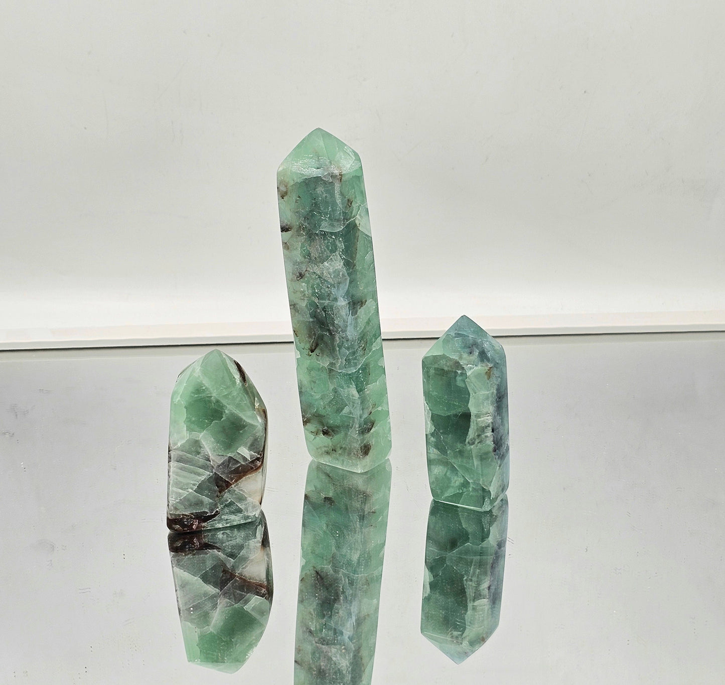 3x Fluorite Crystal Towers  (#2)