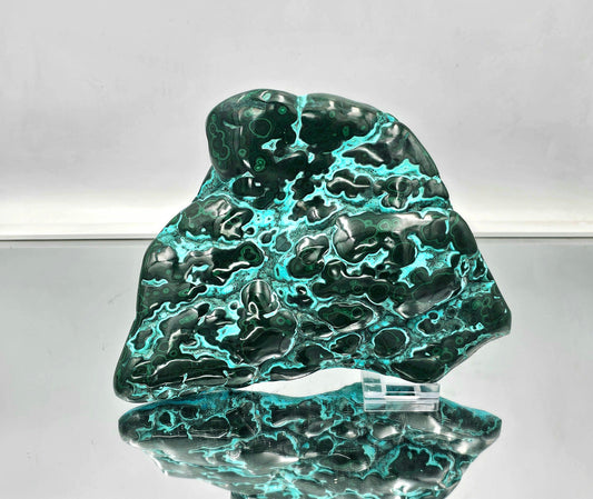 Large Chrysocolla Malachite Crystal Polished  (#13)