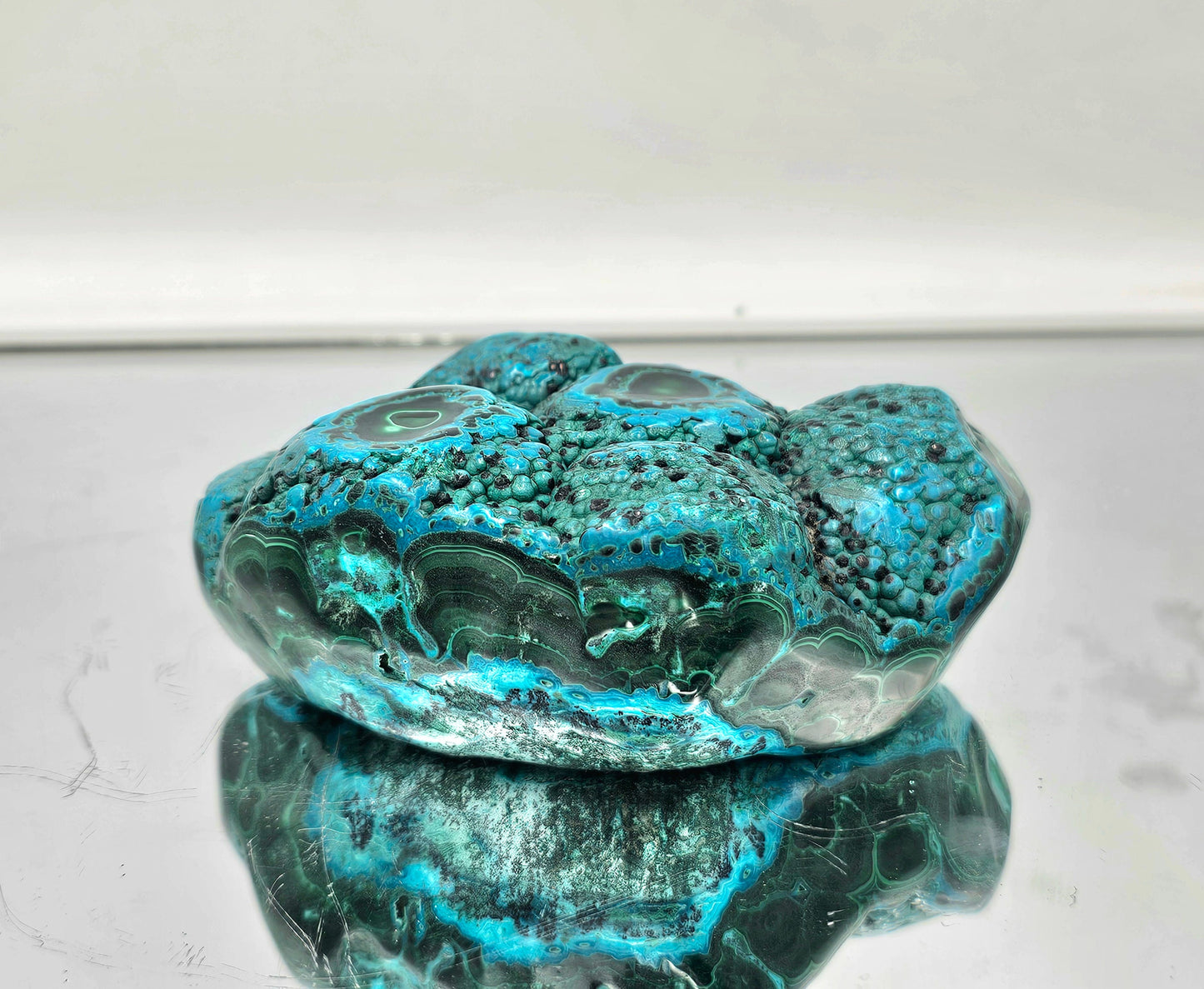 Large Chrysocolla Malachite Crystal Polished  (#16)