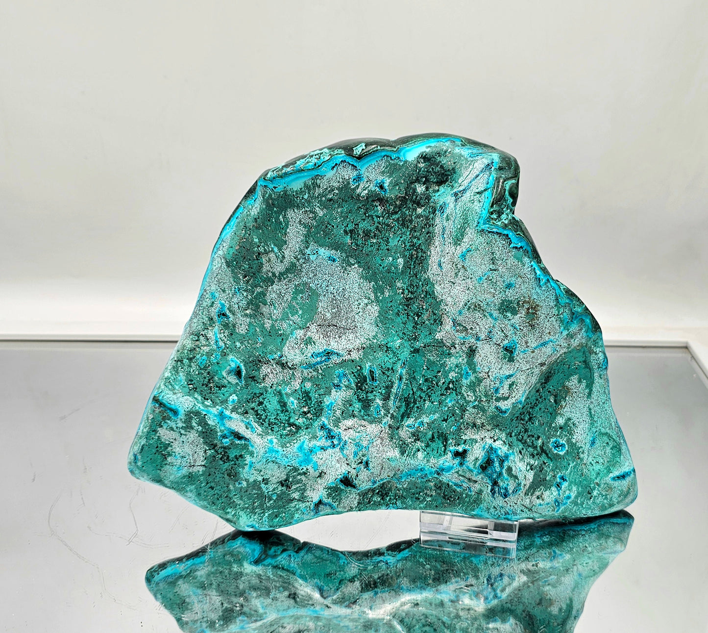 Large Chrysocolla Malachite Crystal Polished  (#13)