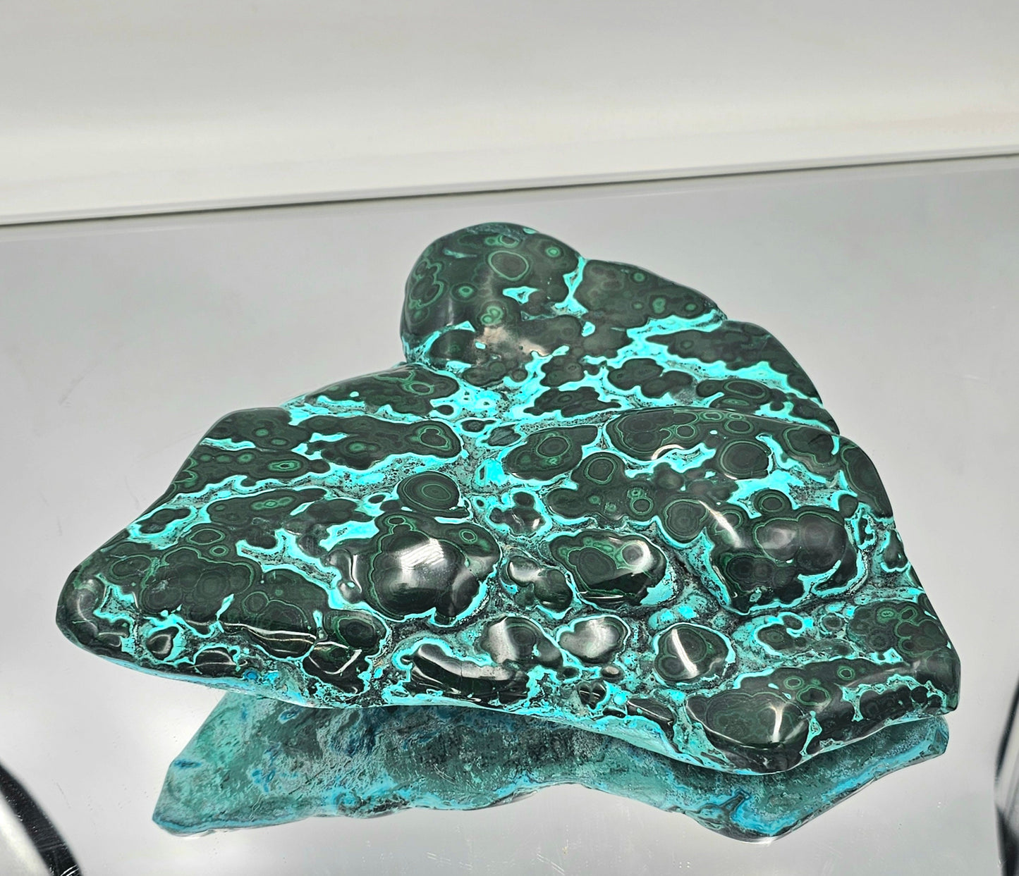 Large Chrysocolla Malachite Crystal Polished  (#13)