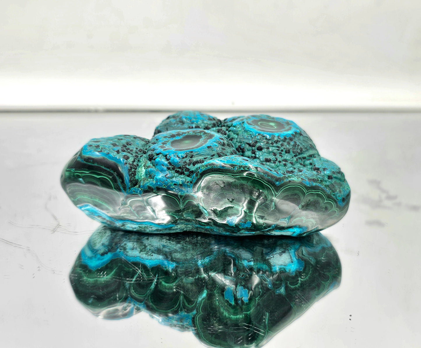 Large Chrysocolla Malachite Crystal Polished  (#16)