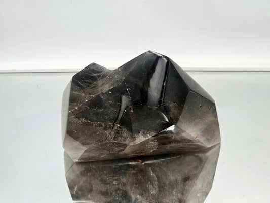 Beautiful smoky quartz crystal, a sophisticated piece for any decor style.