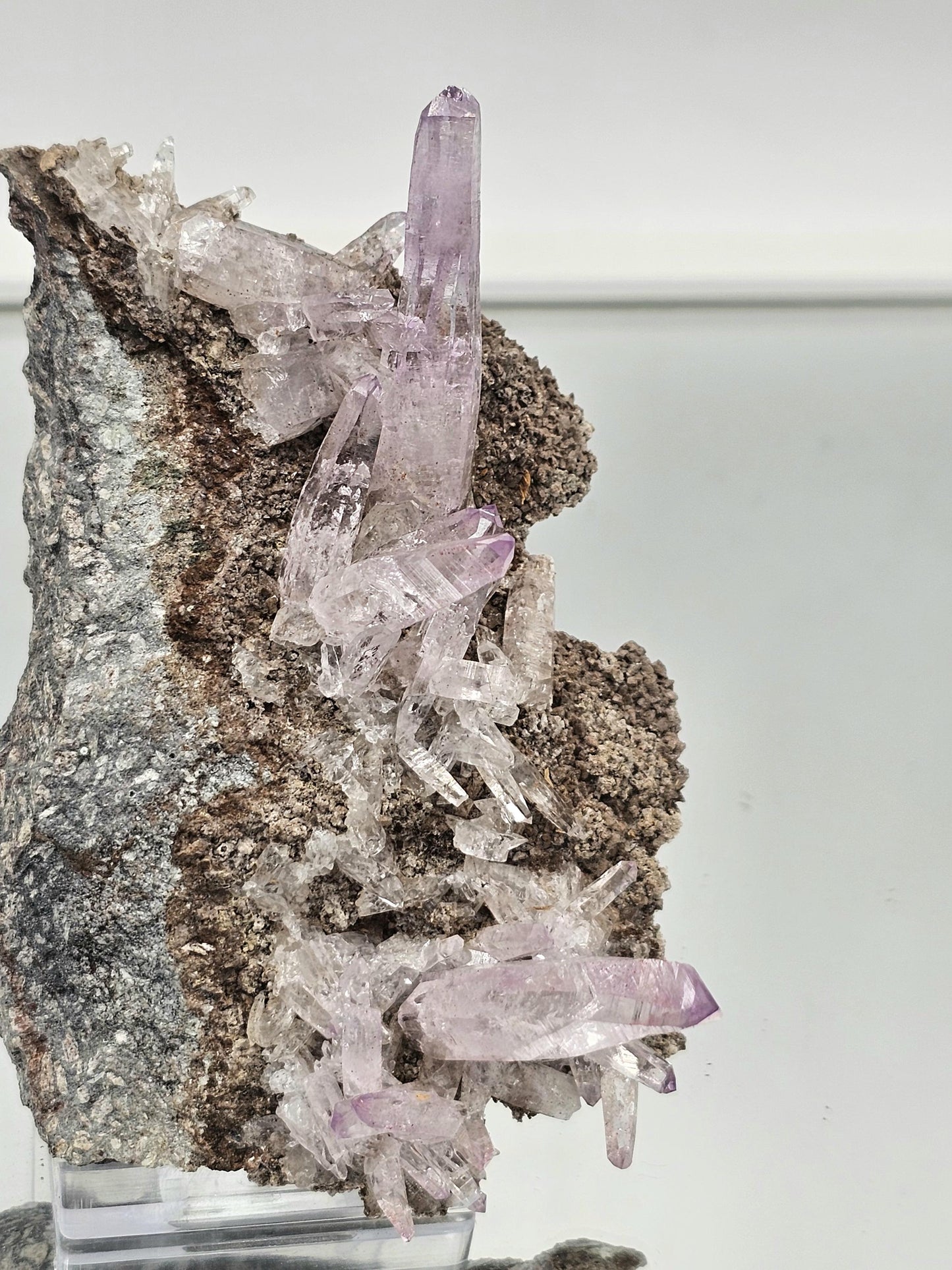 Close-up of high-grade Veracruz amethyst crystal from Mexico