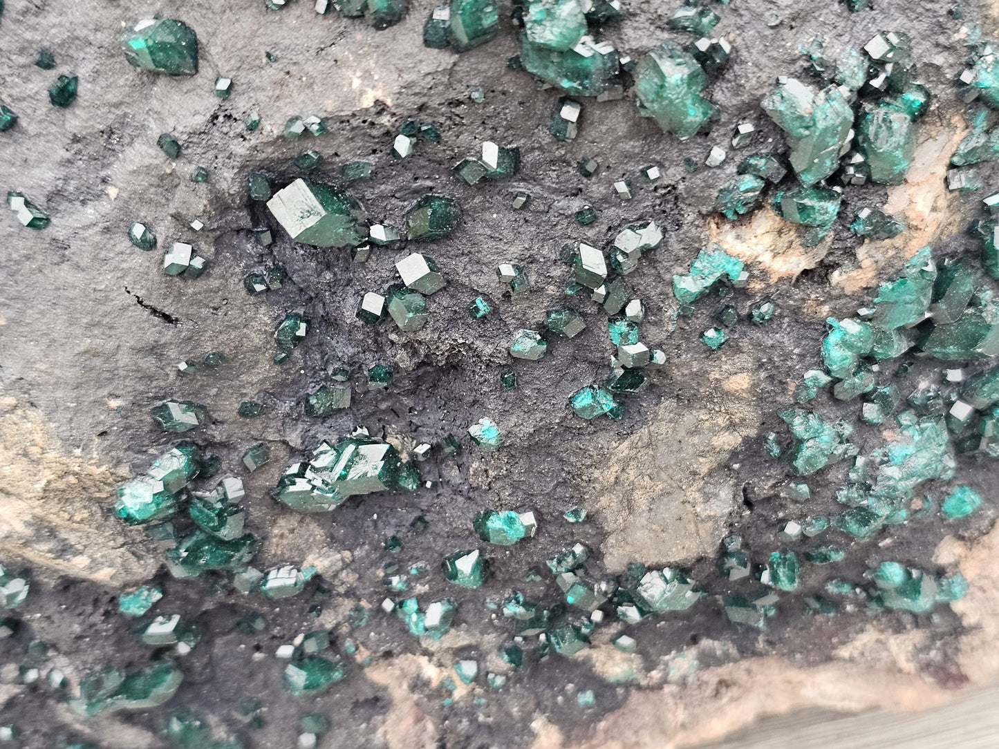 Very Large Dioptase Crystal 15.55 KG