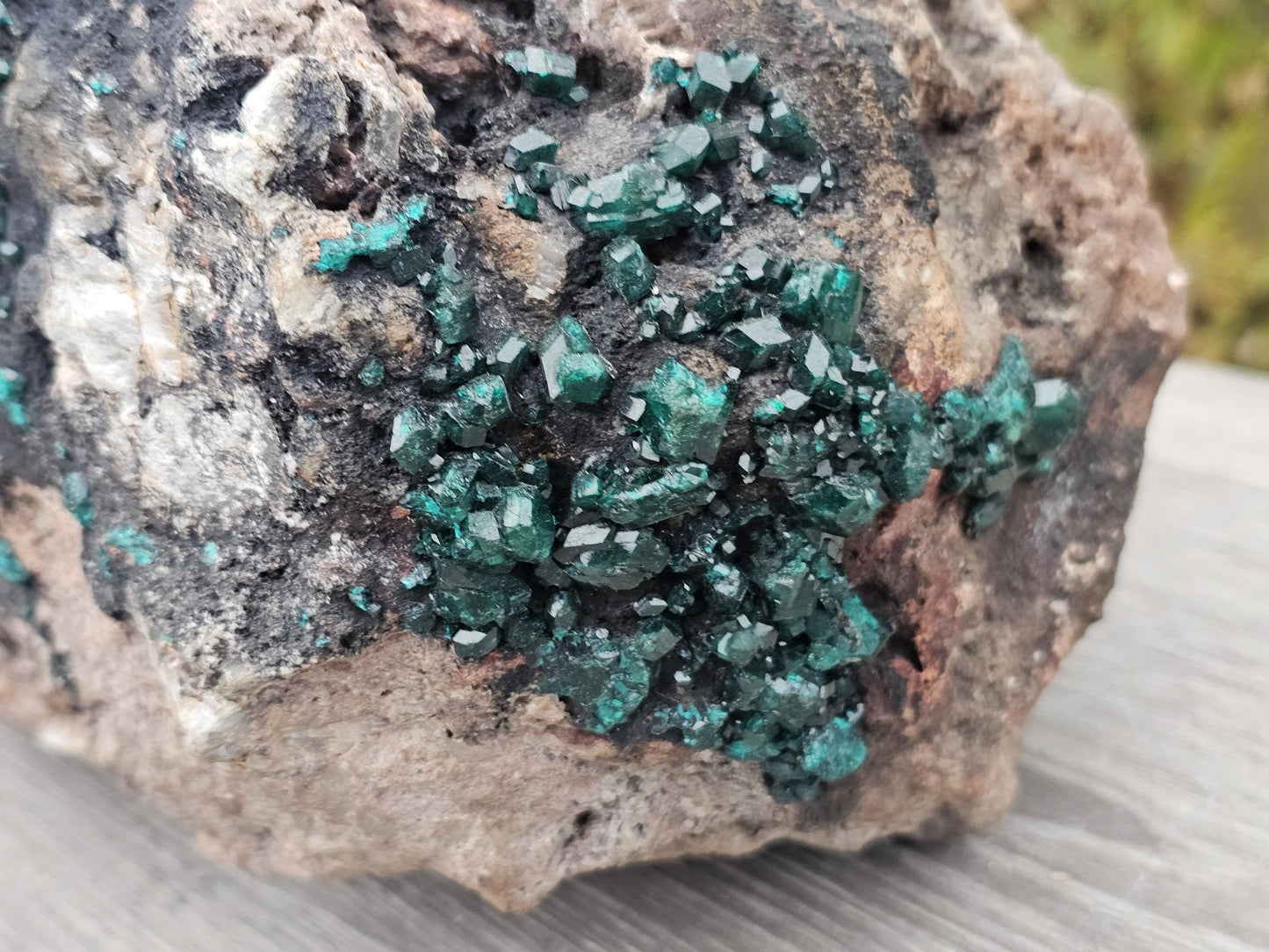 Very Large Dioptase Crystal 15.55 KG