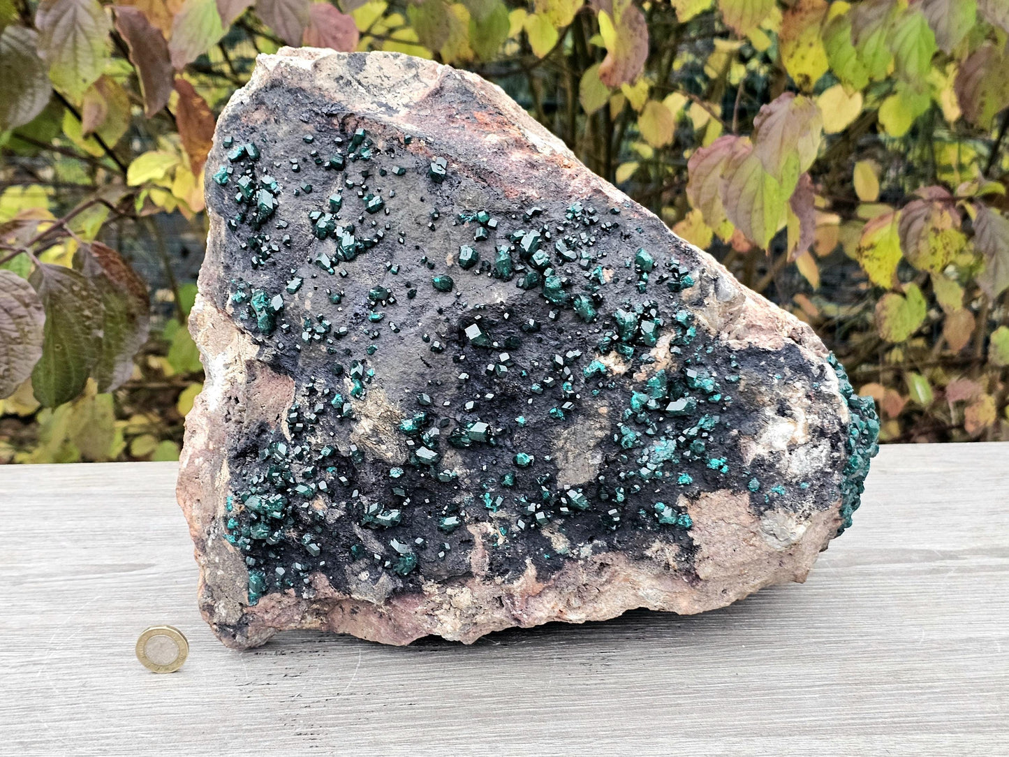 Very Large Dioptase Crystal 15.55 KG