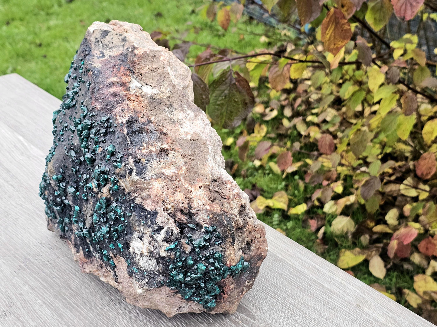 Very Large Dioptase Crystal 15.55 KG