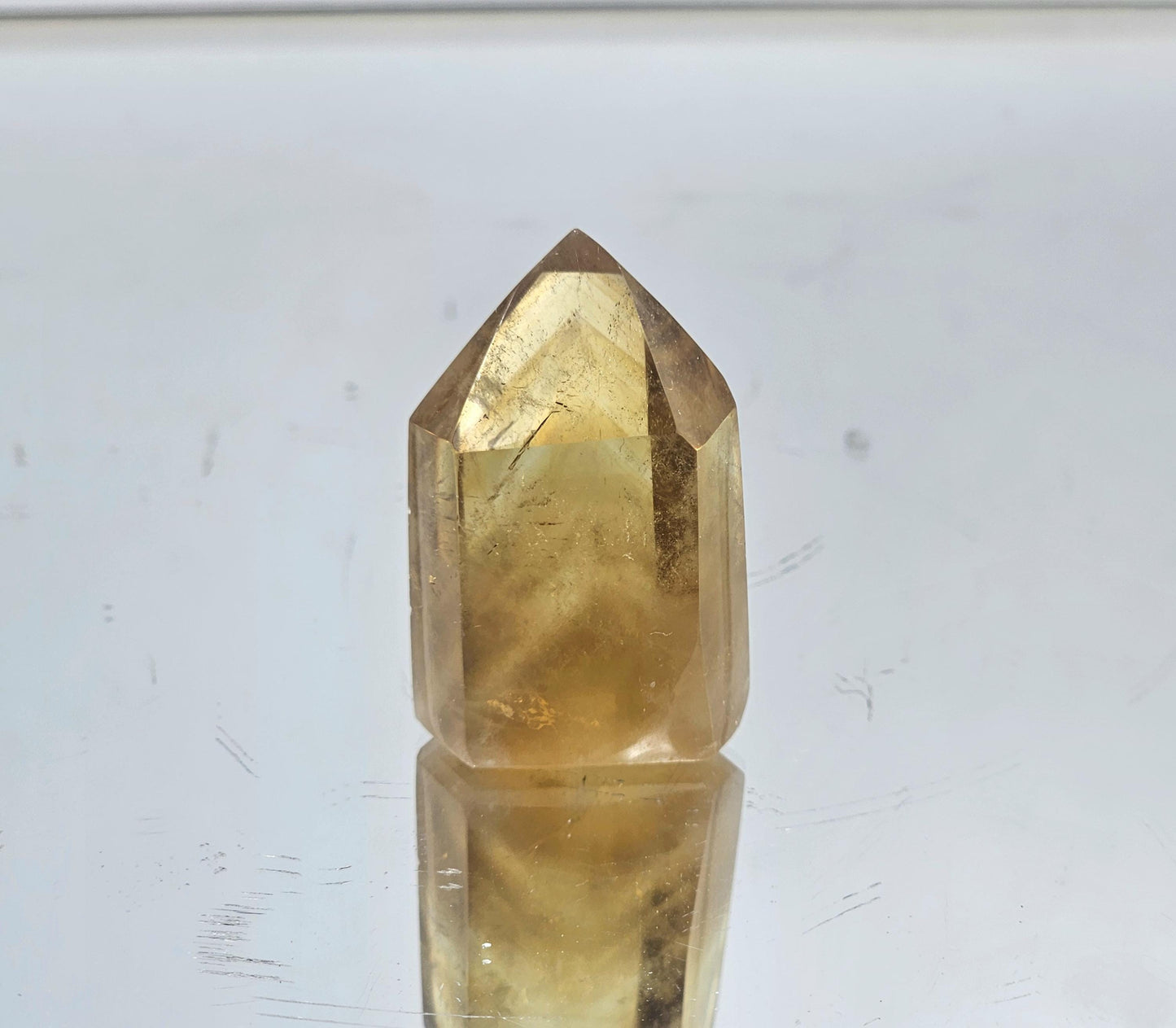 Madagascan Citrine Crystal Prism (#2)