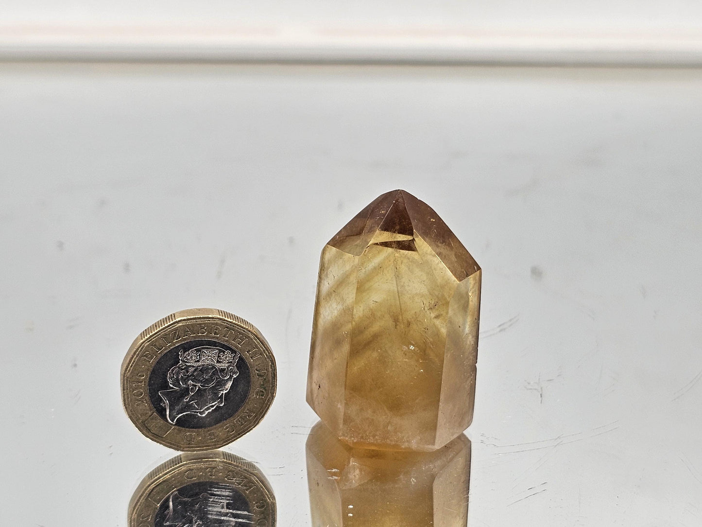 Madagascan Citrine Crystal Prism (#2)