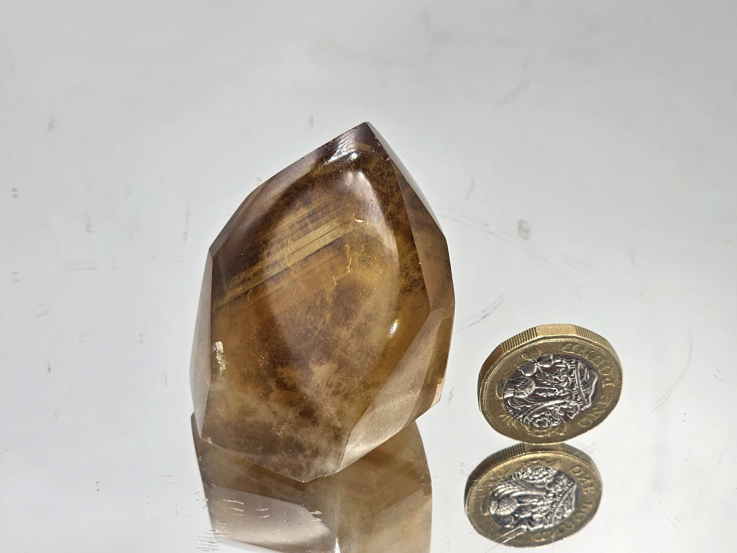 Madagascan Citrine Crystal Prism (#3)