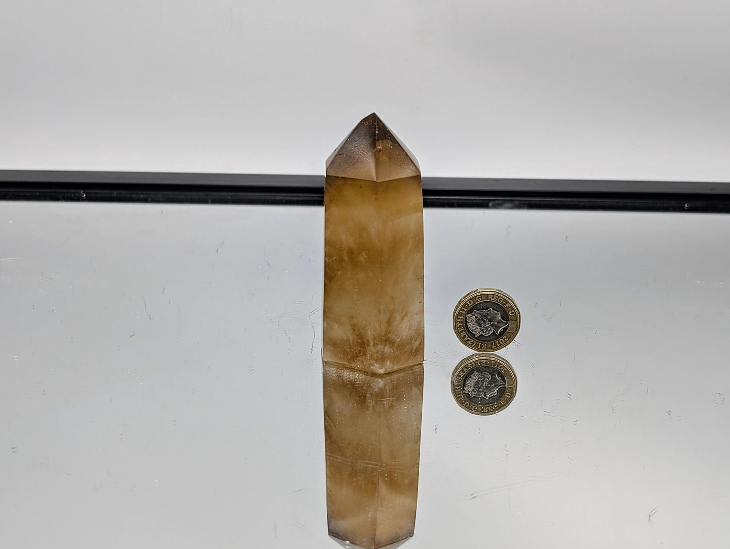 Madagascan Citrine Crystal Prism - Tower , Natural (#5)