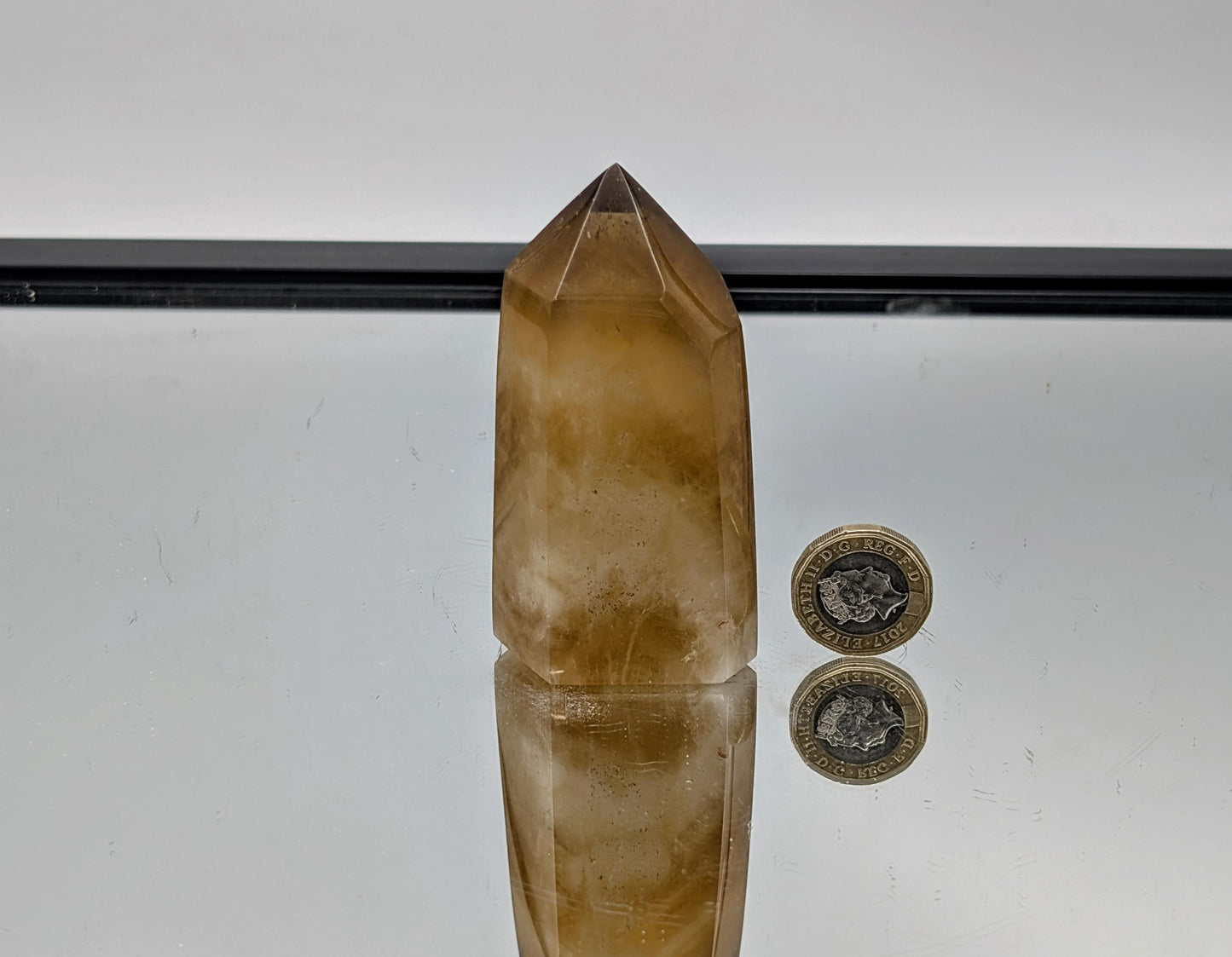 Madagascan Citrine Crystal Prism - Tower , Natural (#5)