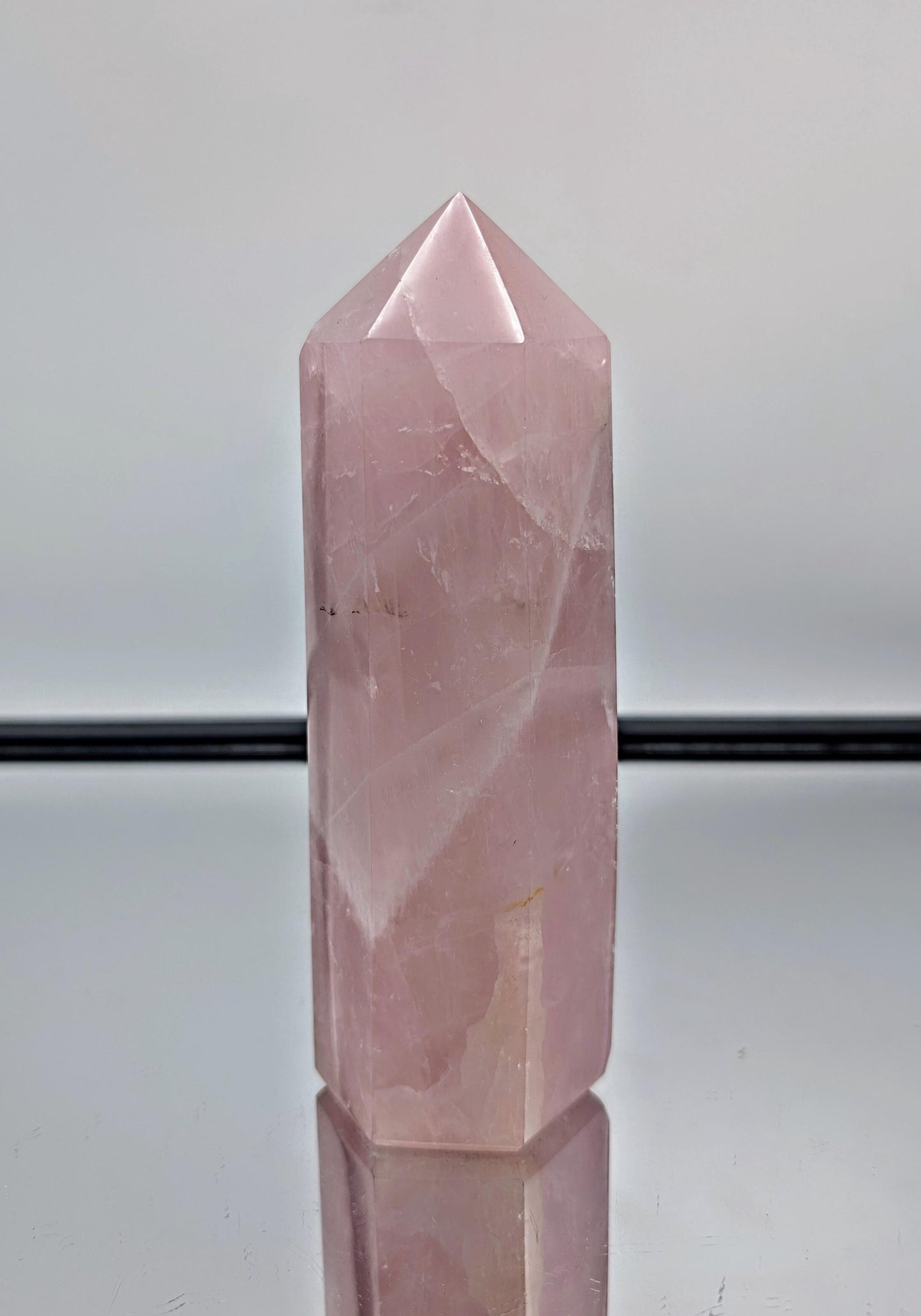 Large Rose Quartz Crystal Prism / Tower (#5)